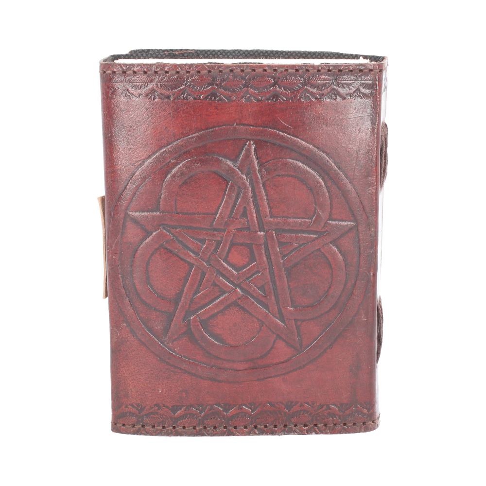 Pentagram Leather Embossed Journal & Lock - Image 2