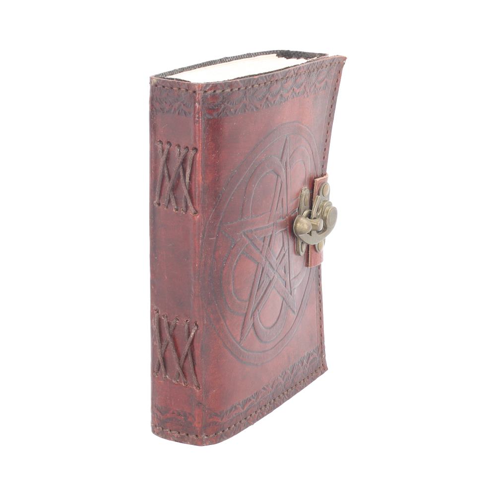 Pentagram Leather Embossed Journal & Lock - Image 3